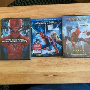 The Amazing Spider-Man, The Amazing Spider-Man 2, & Spider-Man Homcoming